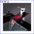 2015 New Self-Power 3 Color LED Basin Tap Faucet (FD15052F)